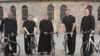 Priests, Seminarians Bike for Vocations