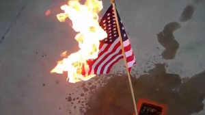 American-Flag-Burning