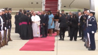 EXCLUSIVE FOOTAGE: Pope Francis U.S. Arrival