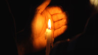 Candlelight Vigil in Bushwick for Earthquake Victims