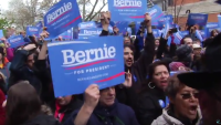 Bernie Sanders Rallies on Former Brooklyn Block