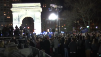 Bernie Rally Draws 30,000 To Washington Square