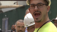 Construction Workers Rally for Safety