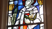 Stained Glass Windows: St. Kevin