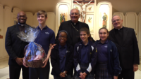 Bishop DiMarzio Visits Two Standout Queens Academies