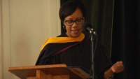 Liz Faublas Addresses St. Joseph Graduates