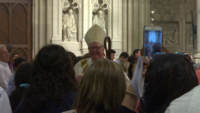 Cardinal Timothy Dolan Connects With Youth