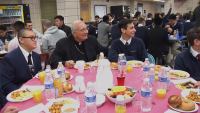 Bishop DiMarzio Encourages Vocations at Cathedral Prep