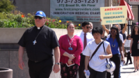 Cardinal Tobin Leads “Jericho Walk” for Immigrants