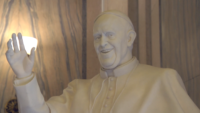 Pope “Talking Sculpture” Opens Dialogue