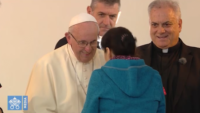 Pope Meets Single Mothers in Estonia