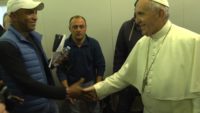 Pope Makes Surprise Visit To Hospital For Homeless Near The Vatican