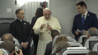 Pope Addresses Sexual Abuse, Venezuela And A Lack Of Faith During Flight To Rome