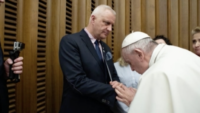 Emotional Exchange as Abuse Survivor Meets Pope