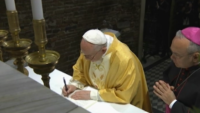 Pope Signs Document From Youth Synod