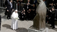 Pope Visits Memorial In Honor Of Mother Teresa Of Calcutta