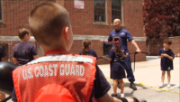 U.S. Coast Guard Visits Catholic Academy