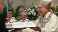 Bishop DiMarzio Celebrates 75th Birthday at Brooklyn Church