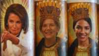 Shop Sells Candles Depicting Celebrities, Politicians as Religious Figures