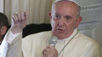 On American Critics, Pope Says He Doesn’t Want a Schism But He’s Not Afraid of It