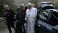 Pope Francis Visits Greccio to Sign Letter on Nativity Scene Tradition