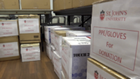 Catholic University Donates Medical Supplies to Hospital During Coronavirus Crisis