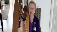 How a Hospital Harpist and Volunteer Are Giving Each Other Hope During the Pandemic
