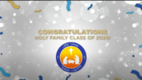 Holy Family’s Class of 2020 from NET TV Honors the Graduates of 2020