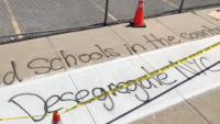 Vandals Strike With Graffiti at Howard Beach Catholic Academy