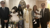 Pope Francis Baptizes Formerly Conjoined Twins