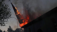 Demonstrators Burn Two Churches in Chile on Anniversary of Protests