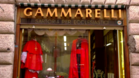 Gammarelli Tailor Shop in Rome Prepares for Upcoming Council of Cardinals