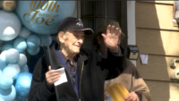 Catholic Veteran and Retired NYPD Detective Celebrated With Drive-By 100th Birthday Party