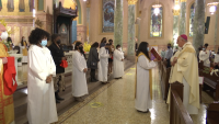 At Holy Saturday Easter Vigil Parishioners Are Welcomed Into to the Catholic Faith