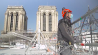A Behind-The-Scenes Look Inside Notre Dame Cathedral’s Reconstruction Two Years After Fire