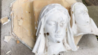 After Two Statues at Our Lady of Mercy Were Destroyed, NYPD Searches for the Vandal Caught on Camera