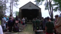 A Camp Tradition: Bishop DiMarzio Celebrates Mass for Boy Scout Campers