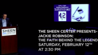 The Sheen Center Presents – Jackie Robinson : The Faith Behind the Legend