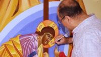 Resurrection Coptic Catholic Church is Adorned with Byzantine Icons by Pastor’s Twin Brother