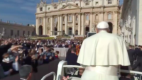 Pope Francis Rides Popemobile Through General Audience for First Time In Over Two Years