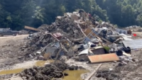 Some Victims of the Flooding in Kentucky are Living in Tents Next to Their Destroyed Homes