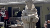 Statue of Saint Francis of Assisi in Florida Couple’s Yard Left Untouched After Hurricane Ian