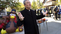 Bishop Brennan Joins CCBQ Turkey Giveaway to Provide Food, Joy and Relief For Families