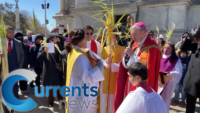 Bishop Brennan Leads Palm Sunday Procession During ‘Incredible Lent’