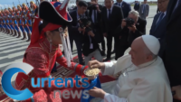 Pope Francis Arrives in Mongolia