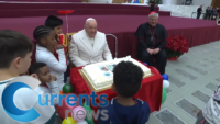 Pope Francis Celebrates His 87th Birthday With Children of Families in Need