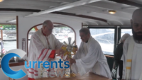 Eucharistic Revival: Monstrance Moves On to NJ After It Boards Boat That Stops At Liberty Island