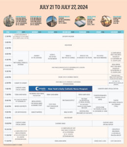 NET SKED JULY 21 PRINT Masses n Sked