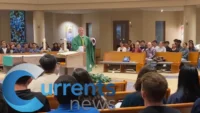 Bishop Brennan Gave Homily For Student Mass at St. John’s University Celebration