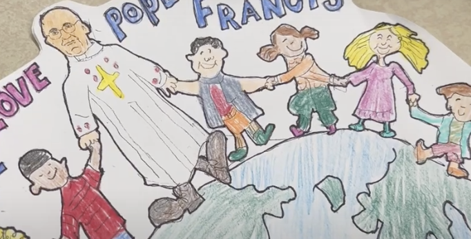 Diocese of Brooklyn Students Offer Prayers and Well Wishes for Pope Francis